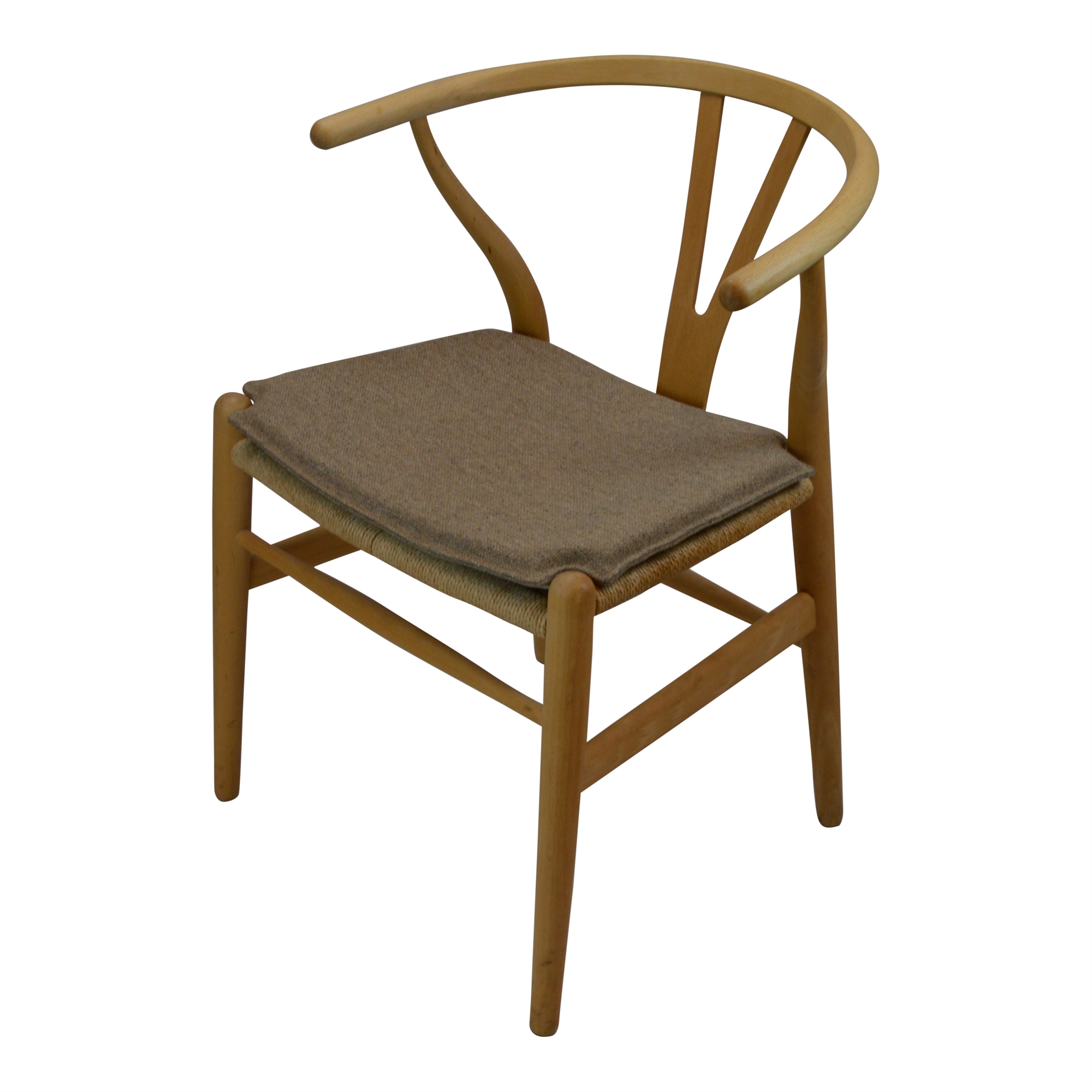 Seat Cushion In Hallingdal Fabric For Ch 24 Wishbone Chair