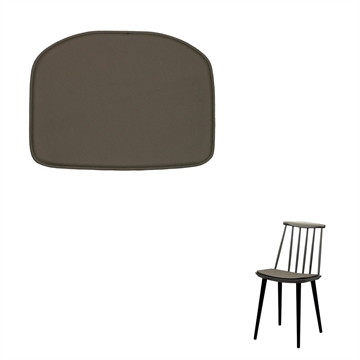 Non-reversible Luxury Seat cushion in Hallingdal 65 Fabric for the J77 HAY/FDB Chair